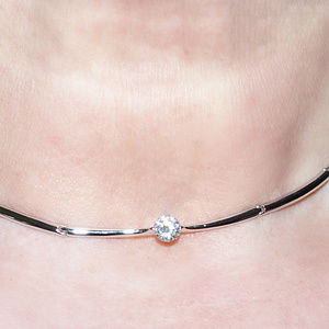 Nadri  CZ Choker Necklace